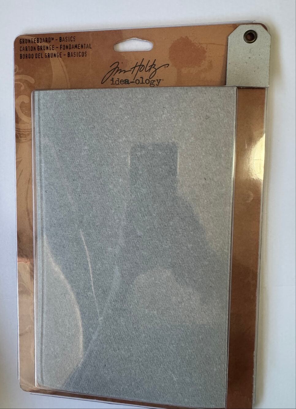 Tim Holtz Idea-ology Grungeboard Basics Plain - 10 Sheets NEW & Sealed, Retired